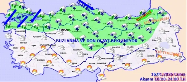Kar yeniden İstanbul’da! Hafta sonu için Bakanlık'tan soğuk hava ve buzlanma uyarısı - 21