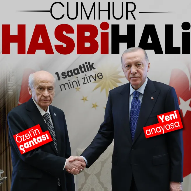 Külliye’de ’Cumhur’ zirvesi! Başkan Erdoğan MHP lideri Devlet Bahçeli’yi kabul etti