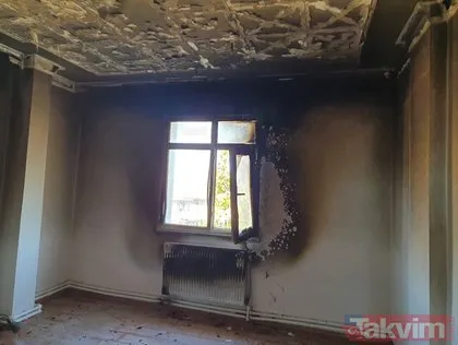 Esrarengiz evde hortumlu nöbet! 16 günde 17 kez yandı
