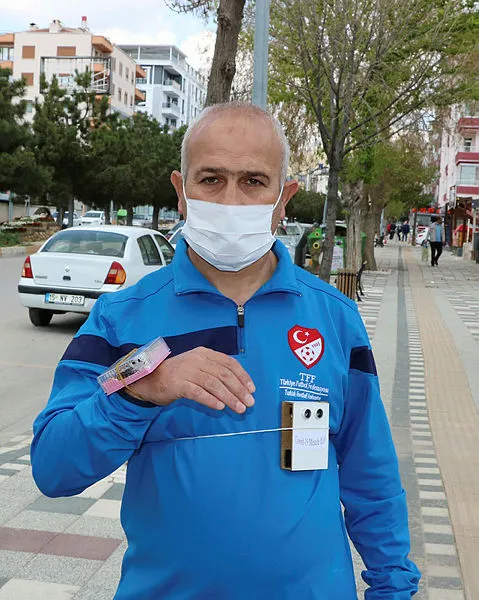 Türk hakem Cem Yavuz koronavirüse karşı cihaz üretti!-1