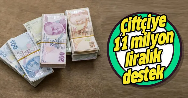 Çiftçiye 11 milyon liralık destek paketi