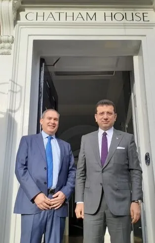 İBB Başkanı Ekrem İmamoğlu'ndan Sykes Picot ve Sevr’in mimarı Chatham House'a ziyaret