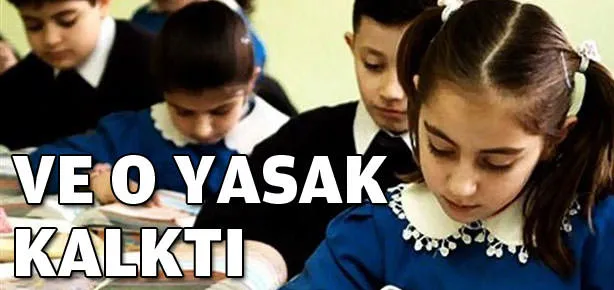 Öğrencilere büyük müjde! Yasak kalktı