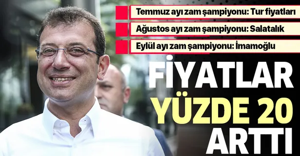 İBB'nin BELTUR kafelerinde fiyatlara yüzde 20 zam