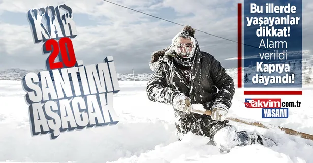 Meteorolojiden hafta sonu için kar alarmı! Bu illerde yaşayanlar dikkat: 20 santimi aşacak | 12-16 Ocak 2023