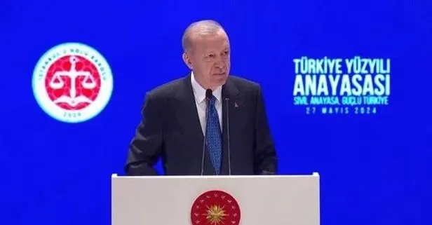 Başkan Erdoğan’dan Özgürlük ve Demokrasi Adası’nda sivil anayasa mesajı: Milli bir ödev