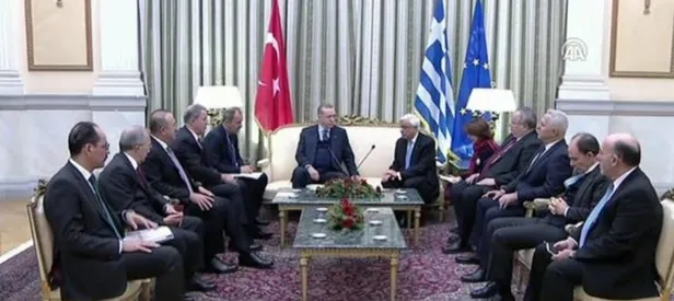 Erdoğandan Yunanistanda tarihi ayar
