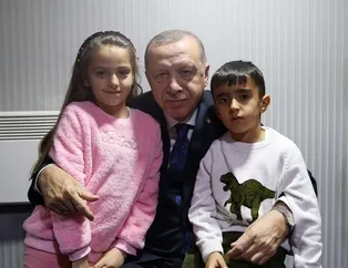 Başkan Erdoğan, Şehit Ahmet Budak'ın eşi ve çocuklarını kabul etti