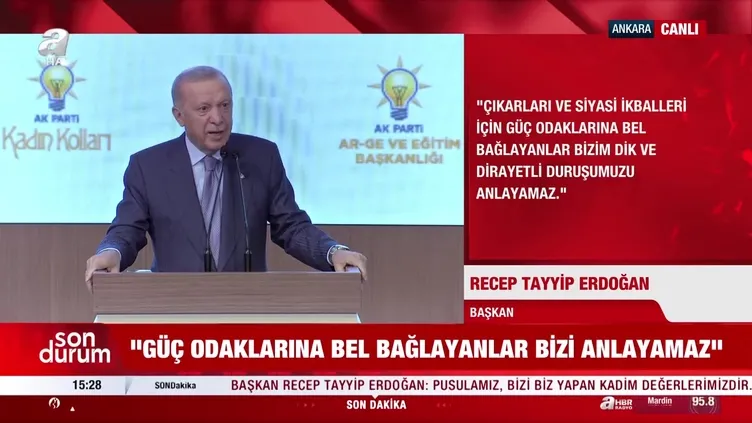 Başkan Erdoğan’dan Özel’e tepki: Girdiği yol, yol değildir