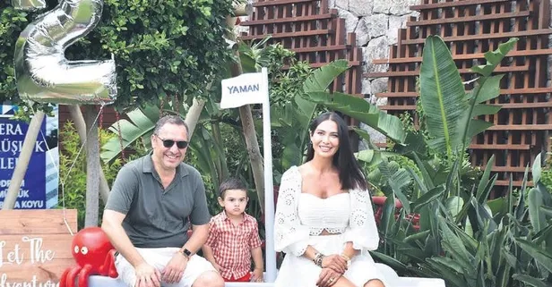 Nedim Keçeli ile Gamze Keçeli çiftinin oğlu Yaman, 2'nci yaş gününü kutladı
