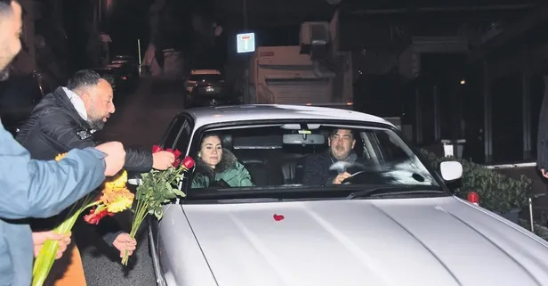 Ayla &#xC7;elik&#x27;e sevgilisi Barbaros Utku&#x27;dan romantik jest!