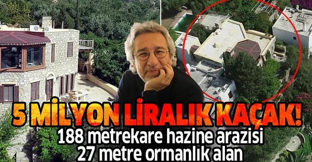 Son dakika: Firari hain Can Dündar'ın villasının 188 metrekarelik kısmı hazine arazisinde çıktı