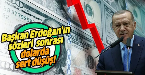 SON DAKİKA: Başkan Erdoğan’ın sözleri sonrası dolar 8 liranın altına düştü!