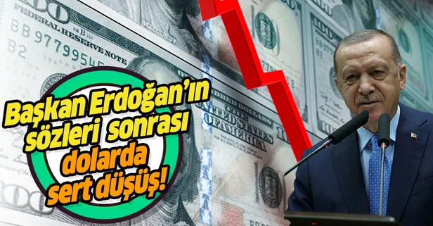 SON DAKİKA: Başkan Erdoğan'ın sözleri sonrası dolar 8 liranın altına düştü!