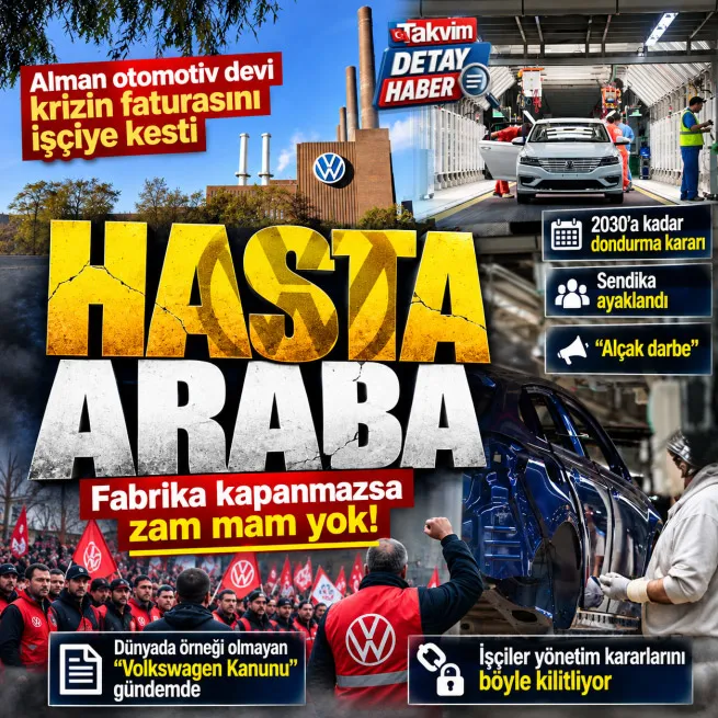 Volkswagende sıfır zam dönemi: 2030a kadar maaşlar donduruluyor