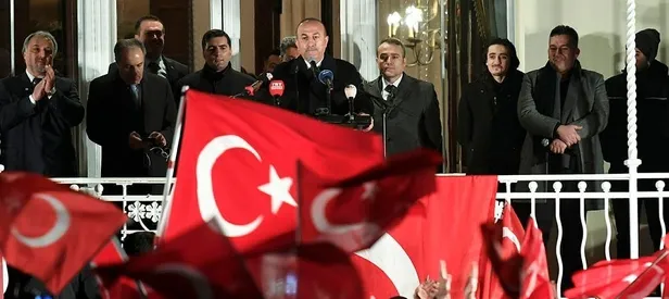 Bakan Çavuşoğlu Almanya'da konuştu