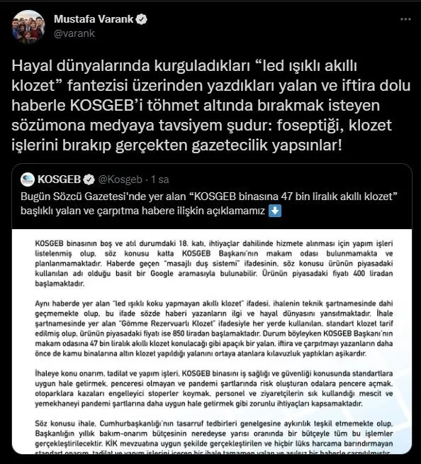 CHP yandaşı Sözcü'nün KOSGEB yalanı elinde patladı: Foseptiği, klozeti bırakın gazetecilik yapın!-5