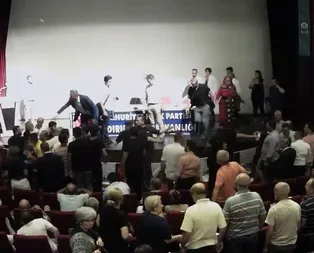 CHP toplantısında yumruklar konuştu