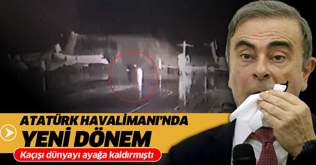 Nissan eski CEO'su Carlos Ghosn'un firarından sonra Atatürk Havalimanı'ndaki özel uçuşlara yeni uygulama