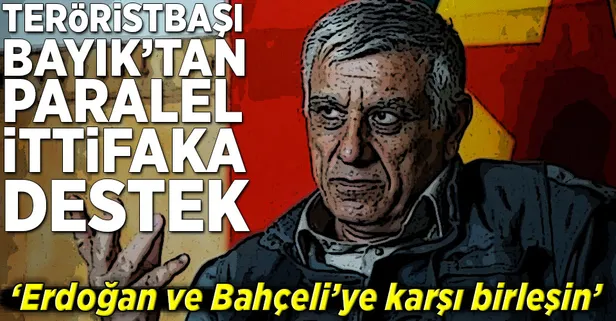 Eli kanlı teröristbaşı Bayık destekçilerine seslendi: Erdoğan ve Bahçeli'ye karşı birleşin