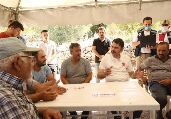 Manavgat'taki yangında şehit mezarına ve bayrağa zarar gelmedi-6