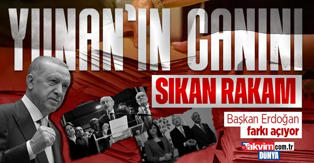 Yunan'ın sıkıntısı büyük: Başkan Erdoğan 8 puan önde! ABD ayarı da manşetlerde