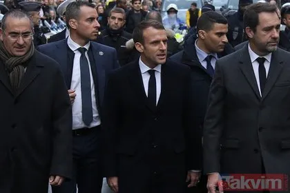 Sarı Yelekliler protestosunun ardından Macron Paris’te