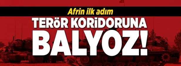 Afrin ilk adım