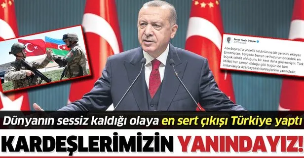 Başkan Recep Tayyip Erdoğan’dan Azerbaycan mesajı: Kardeşlerimizin yanındayız