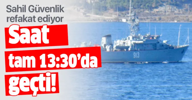 Rus askeri gemileri Çanakkale Boğazı’ndan geçti