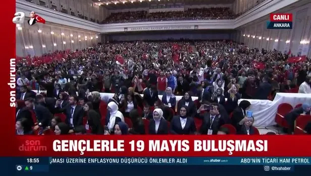 Başkan Erdoğan ‘Gençlerle 19 Mayıs Buluşması’ programında konuştu