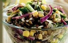 Yeşil Mercimekli Soğan Salatası