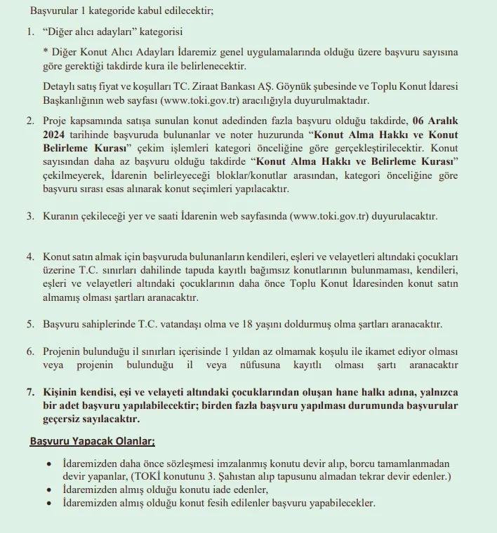 TOKİ resmen duyurdu: 2+1 ve 3+1 daire satılacak! Aylık 13.285 TL taksit, peşinat ise... - 8