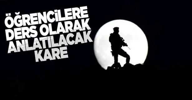 Van'da mükemmel silüetli PÖH fotoğrafı