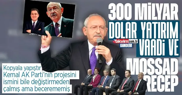 Son dakika: 7’li koalisyonun Cumhurbaşkanı adayı Kemal Kılıçdaroğlu’nun 300 milyar dolar yatırımı ve Mossad Recep! Kim bu Mossad Recep?