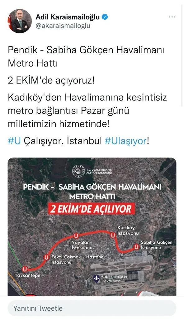 İstanbul'a yeni metro hattı müjdesi! Pendik-Sabiha Gökçen metrosu hizmete açılıyor-2