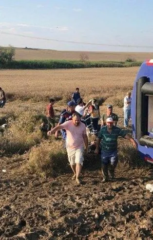 Çorlu'daki tren kazasından ilk görüntüler