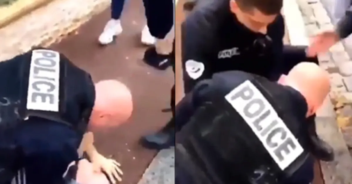 Son dakika: Fransız polisinden insanlık dışı müdahale! Kirli yüzü bir kez daha ortaya çıktı