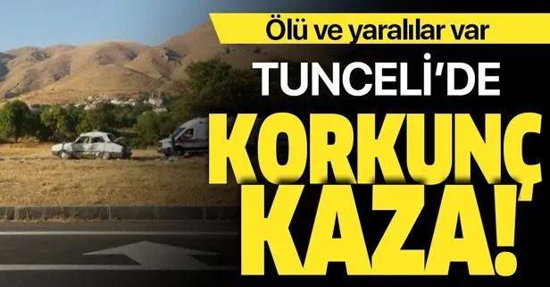 Tunceli'de feci kaza! Anne-baba-oğul öldü