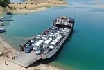 Kurban Bayramı dönüşü Elazığ-Pertek feribotlarında uzun araç kuyruğu