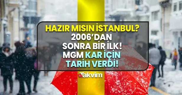 En son 2006 yılında yaşanmıştı: İstanbul’da FELAKET yaşanacak! KAR YAĞIŞI o gün başlıyor! Atkı, mont, eldiven ne varsa çıkarın