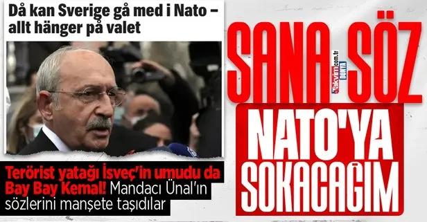 İsveç ve terör sevicilerin umudu 7’li koalisyonun adayı Kemal Kılıçdaroğlu: Kazanırsa NATO üyesi oluruz