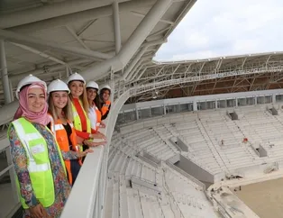 Yeni Ordu Stadı'na kadın eli değdi