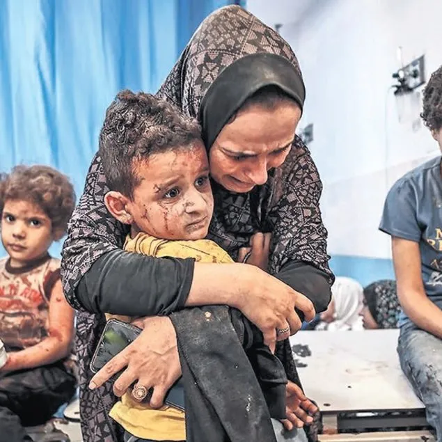 Katiller hastaneyi füzeyle vurdu