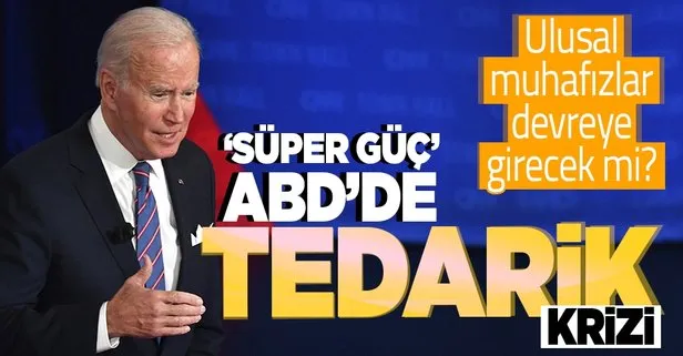 ABD’de tedarik zinciri krizi! Başkan Joe Biden: Ulusal Muhafızları devreye sokabilirim