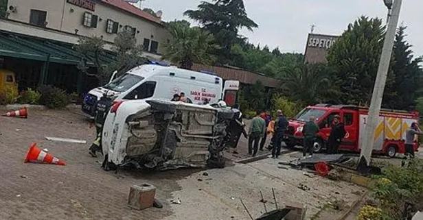 Yalova'da feci kaza: Cipin arkadan çarptığı otomobilden savrulan kadın öldü