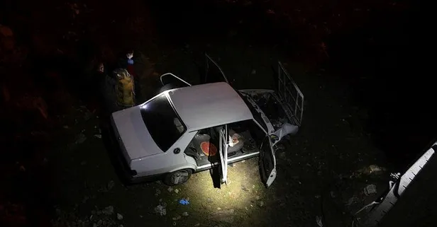 SON DAKİKA: Kahramanmaraş’ta dur ikazına uymayan şüpheliler otomobille köprüden aşağı uçtu