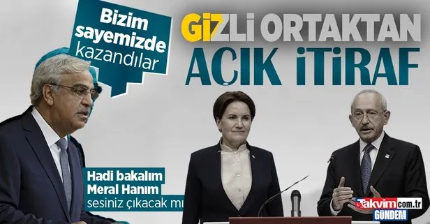 HDP’li Mithat Sancar’dan CHP ve İYİ Parti ile ittifak itirafı: Herkes biliyor ki bizim sayemizde kazanıldı