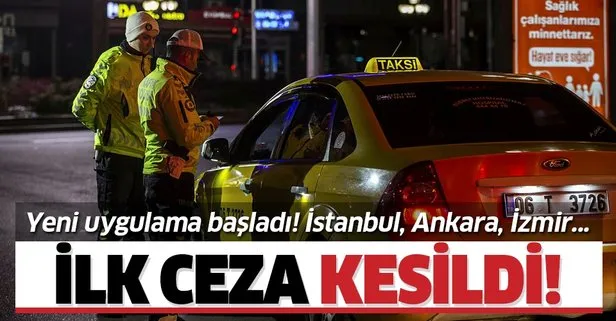 İlk ceza kesildi