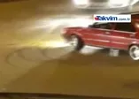 Başkent'te tehlikeli şov kamerada